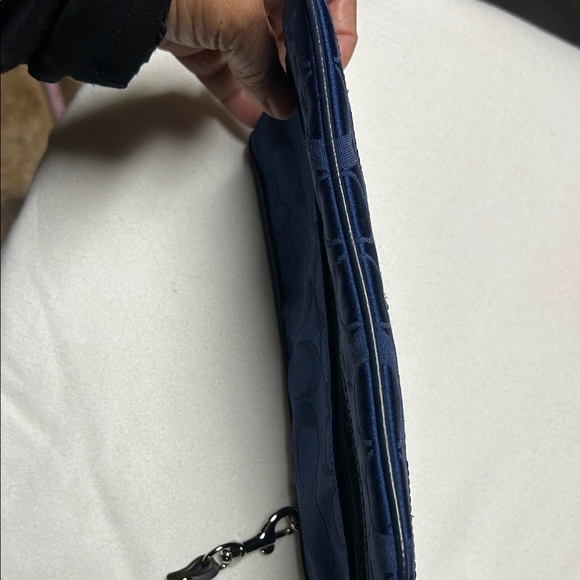 Coach Blue and Sequin Signature Wristlet! - Picture 7 of 7